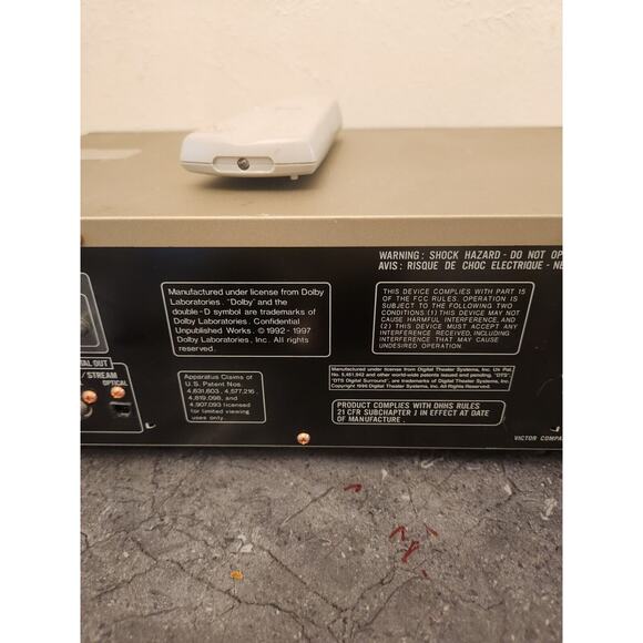 JVC 3 DVD PLAYER‎ MODEL #XV-M567GD W/ Remote - Picture 12 of 16